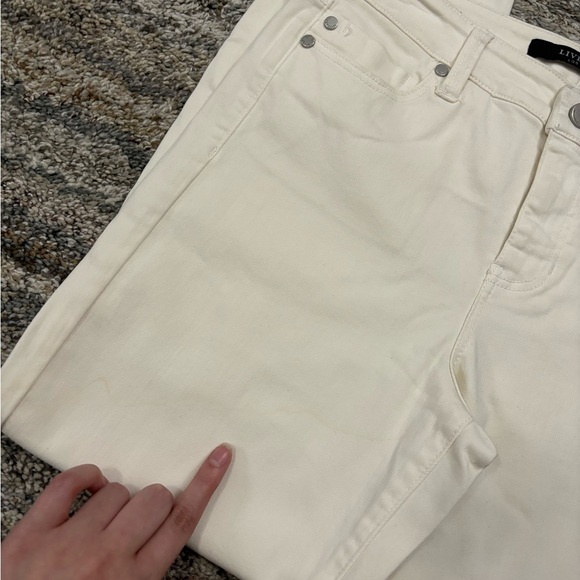 Liverpool Ankle Skinny Jeans Sz 6/28 NWT | Liverpool Cream Tan Skinny Jeans NEW- - Picture 3 of 15